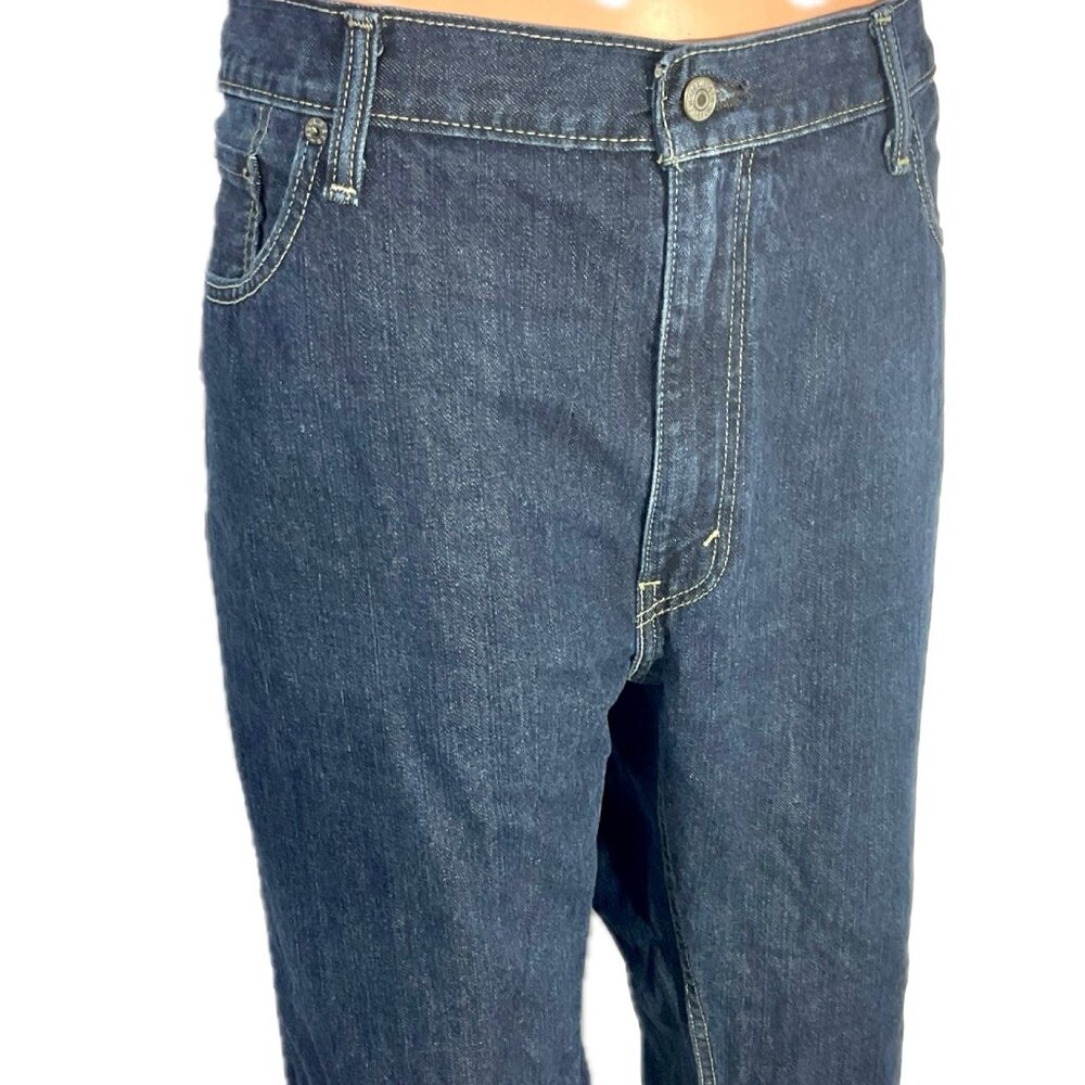 Levis 559 42x32 Mens Relaxed Straight Leg Dark Wash Denim Jeans